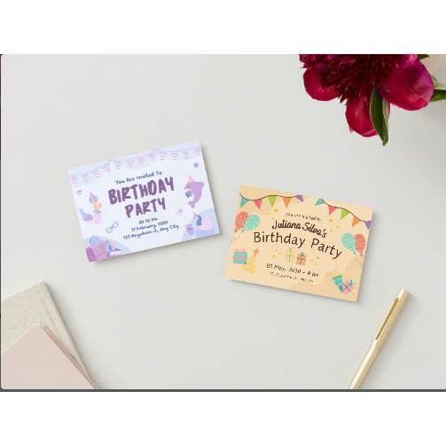 

KARTU UNDANGAN ULANG TAHUN INVITATION CARD