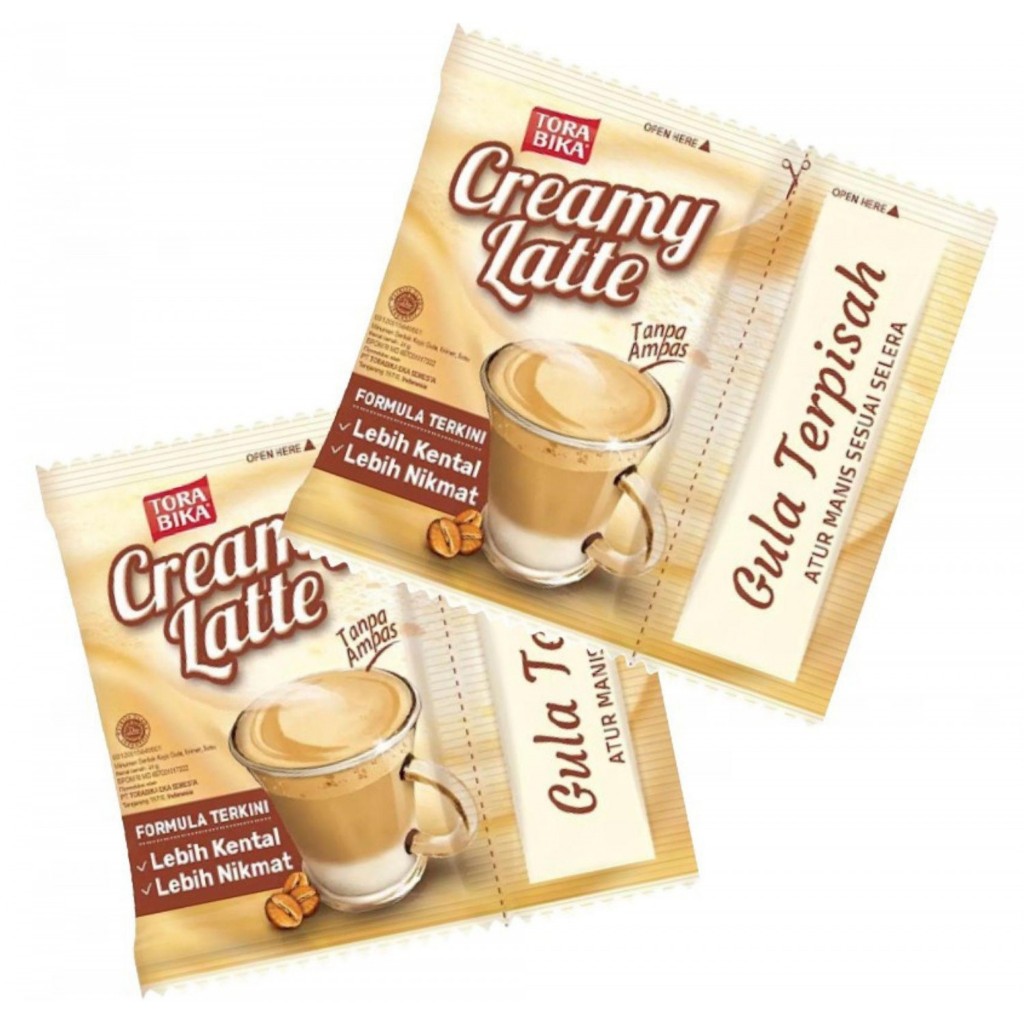 

Tora Bika Creamy Latte Renceng Isi 10 Bungkus Kopi Enak Laris Manis