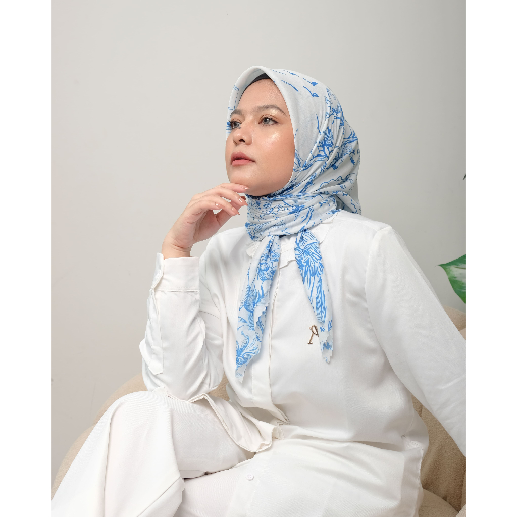 UZWA - NATURE SERIES (Hijab Printing Segi Empat 120x120 & 140x140)