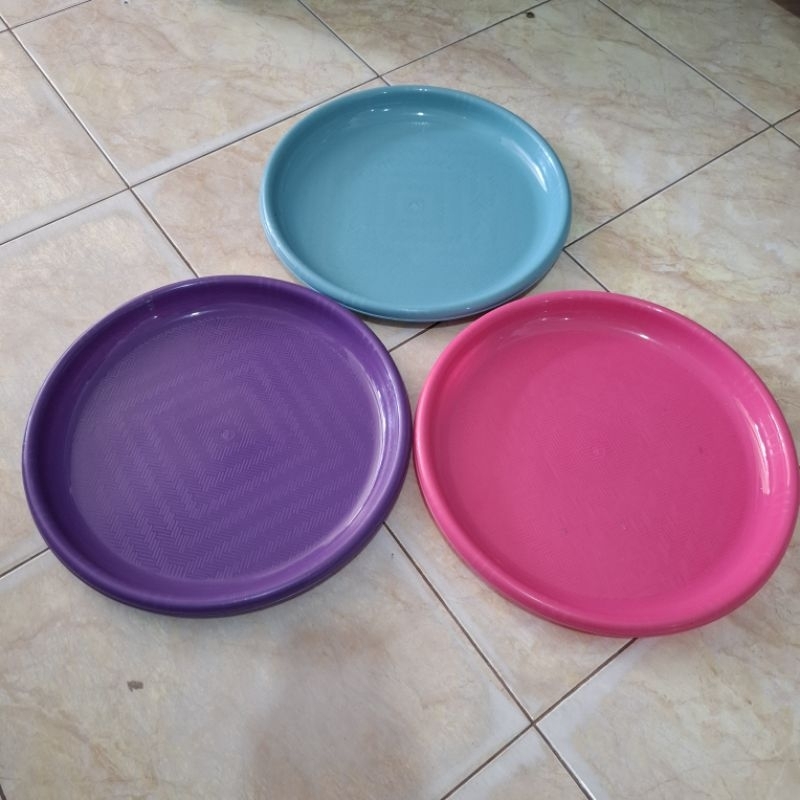 Tampah plastik kecil/Nampan bulat