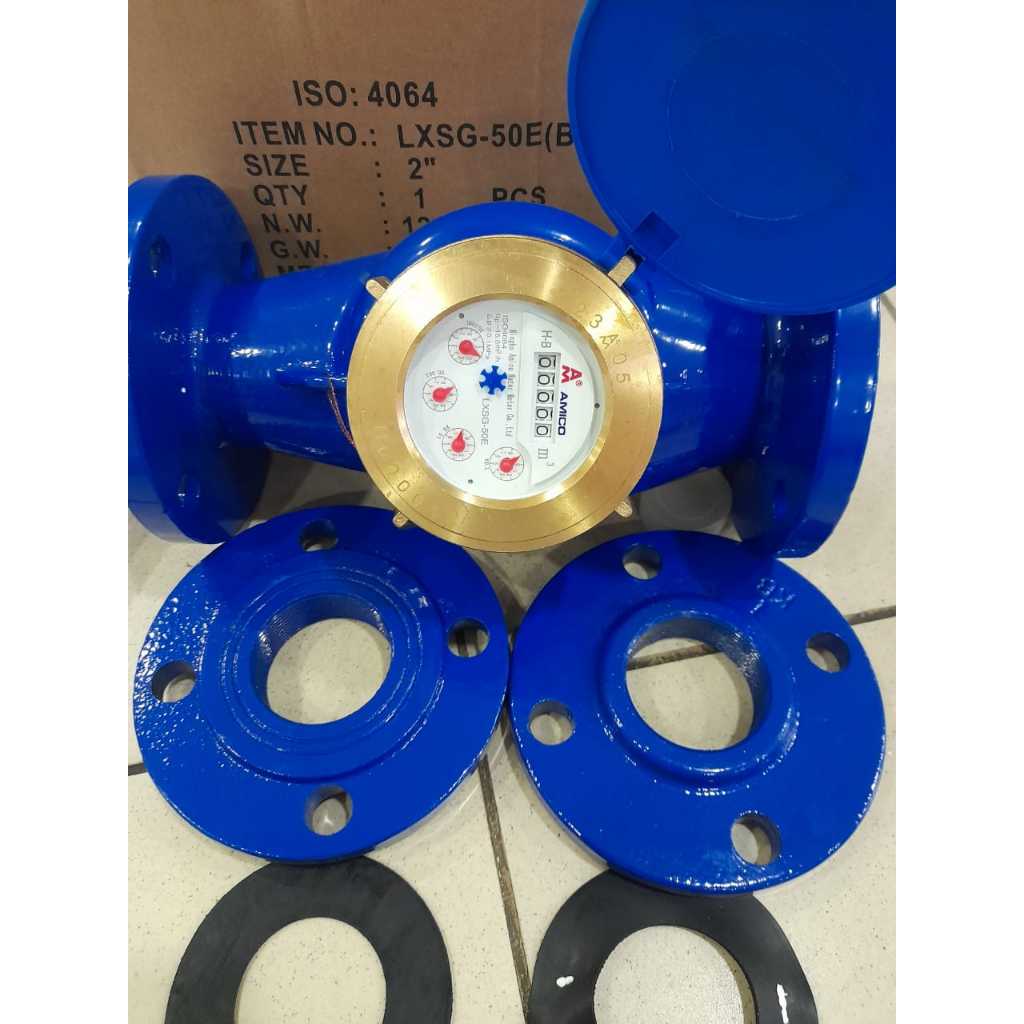 Water Meter Amico 2 Inch Dn 50 Flow Meter Original Air