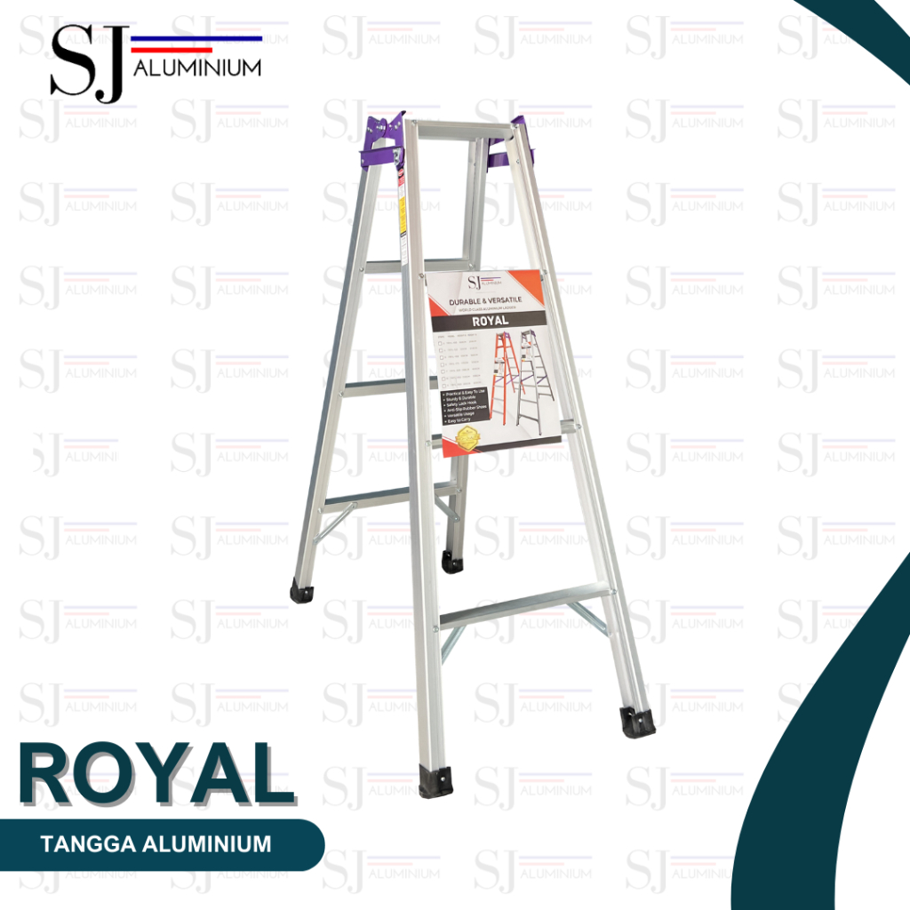 Tangga ROYAL - Tangga Aluminium - Tangga Lipat Aluminium Jumbo / Tangga Multifungsi / Tangga Dapur -