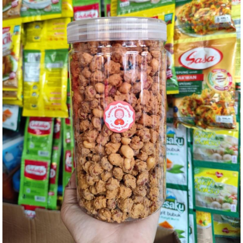 

1 toples kacang medan gurih renyah 500 gr