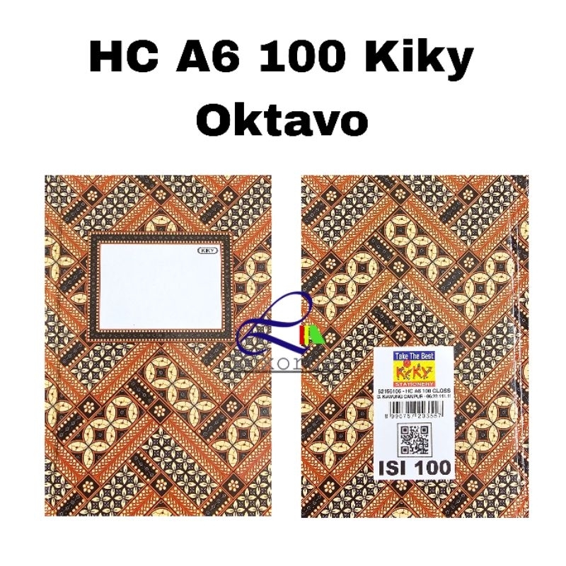 

Buku Tulis Oktavo A6 Kiky 100 Lembar