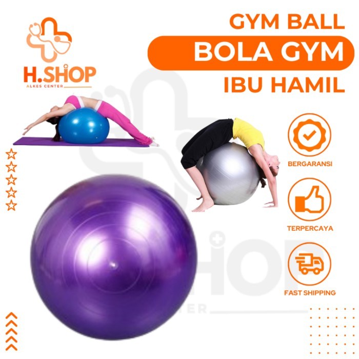 Gym Ball Bola Yoga Ibu Hamil Senam Olahraga Pilates / Bola Yoga Diameter 55CM / Alat Fitness Pilates
