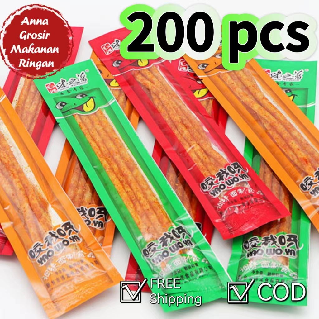 

Harga Grosir Gluten Pedas Strip Panjang Makanan Ringan Netflix Penjual Terbaik Kampus 50-200 bungkus