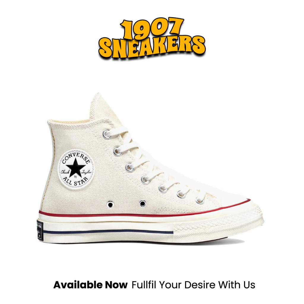 Sepatu Sneakers Pria Converse Chuck 70 - Parchment ORIGINAL CON162053C