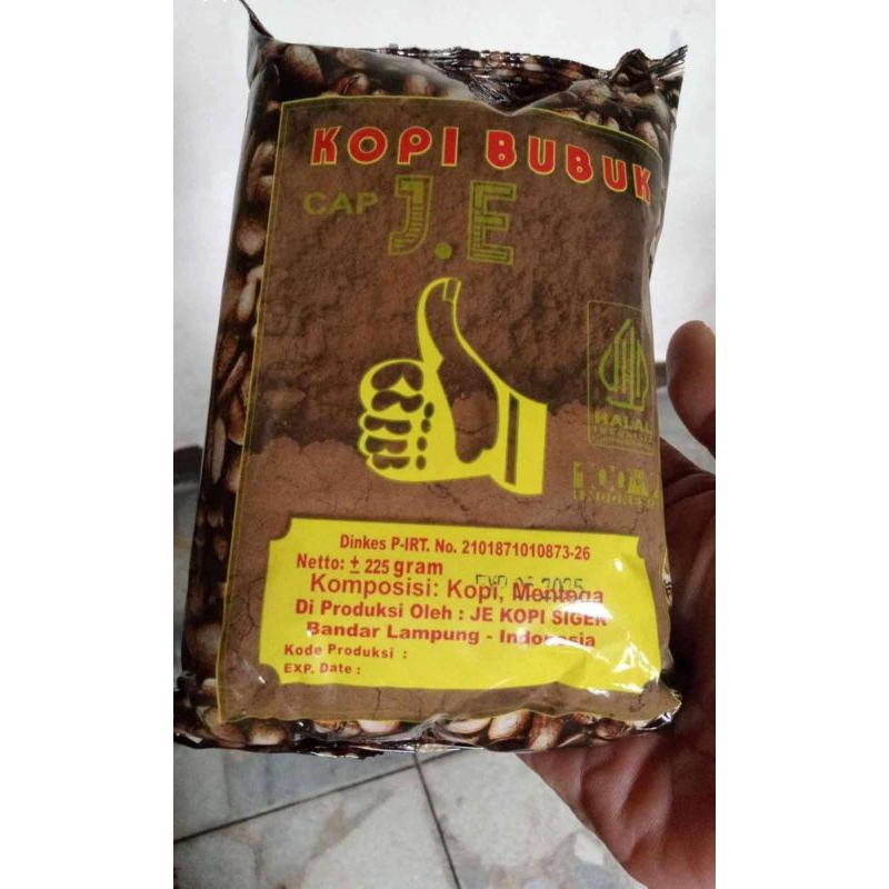 

Kopi JE khas Lampung 200gram