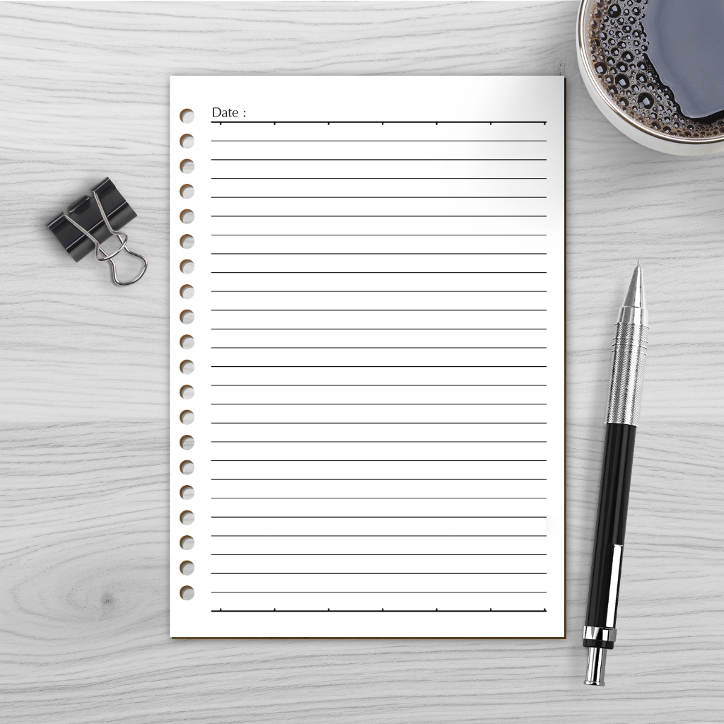 

Kertas Loose Leaf A5 Garis / Kotak / Titik