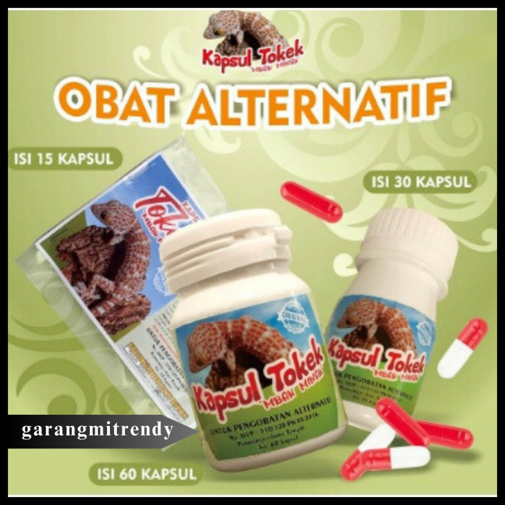 Kapsul Tokek Mbah Minah 100% Asli Daging Tokek