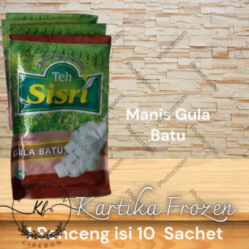 

TEH SISRI Minuman Serbuk Instan Renceng Rasa Manis Gula Batu