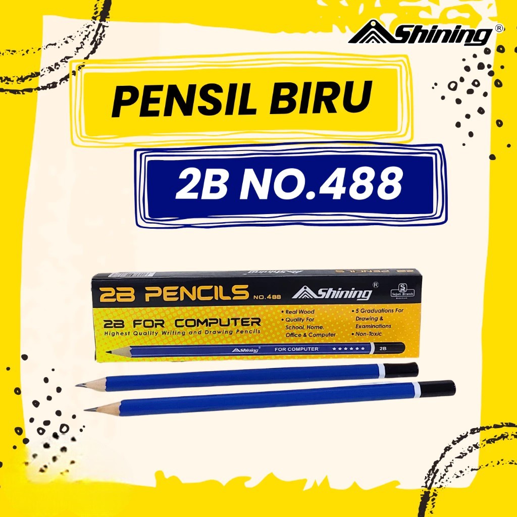 

[@12Pensil] Shining Pensil 2B |For Computer 488