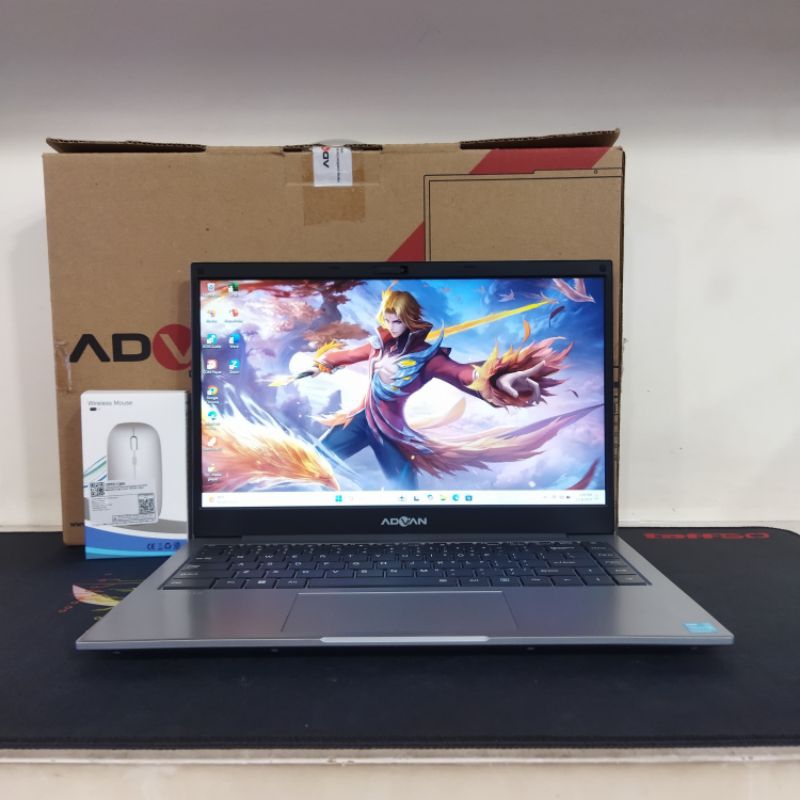 Laptop Advan Soulmate Intel Celeron N4020 Ram 4 Gb Emmc 128 Gb Win 11 Second