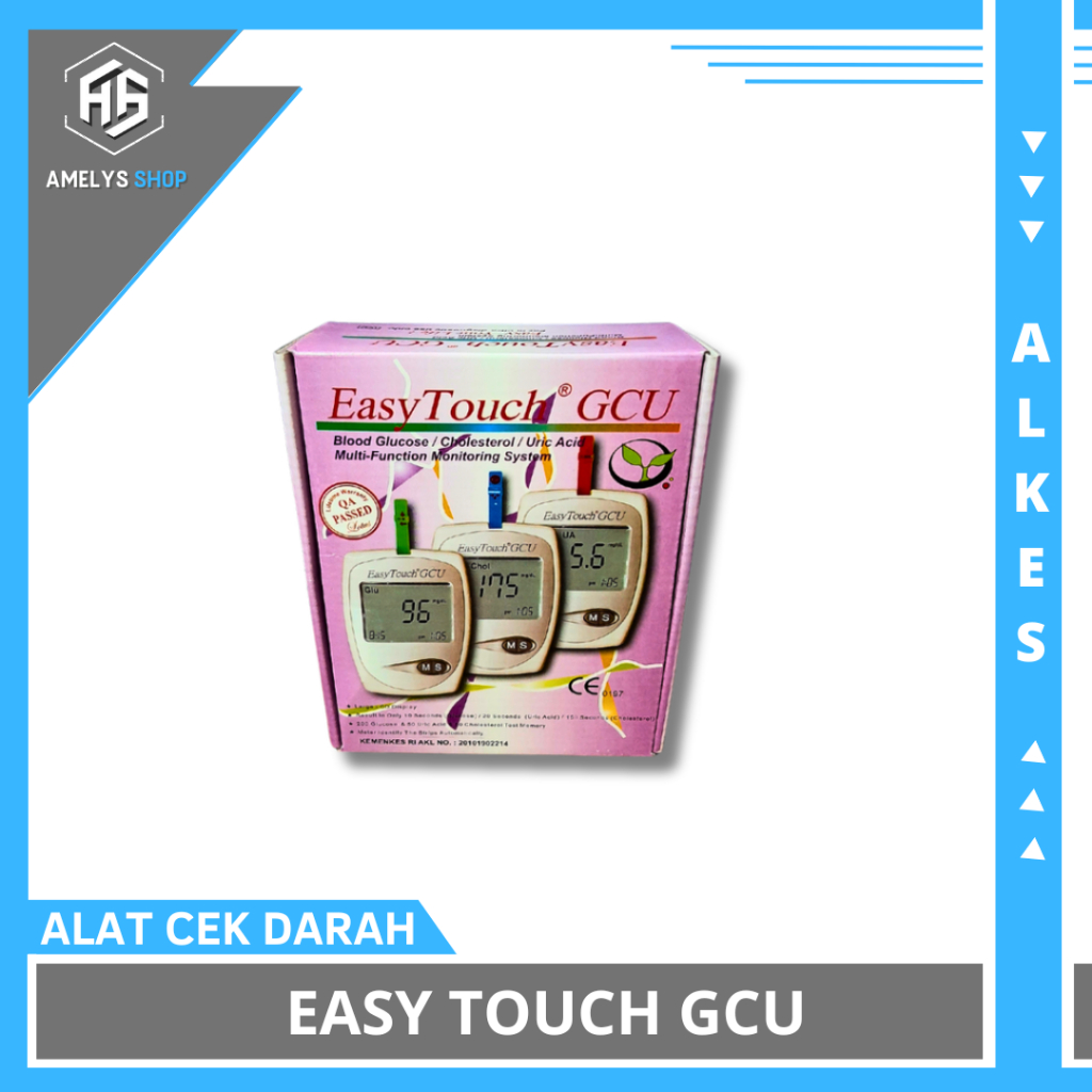 Easy Touch Alat GCU (Gula, Kolesterol, Asam Urat) - Easy Touch Alat GCHb (Gula, Kolesterol, Hemoglob