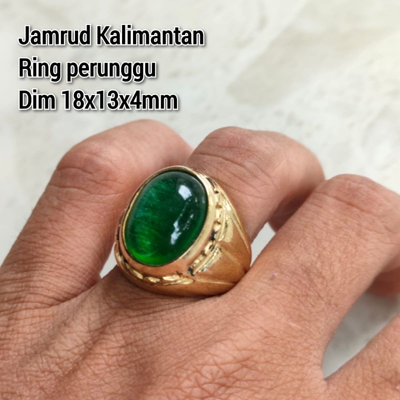 CINCIN PRIA BATU JAMRUD KALIMANTAN JAMCAL RING PERUNGGU