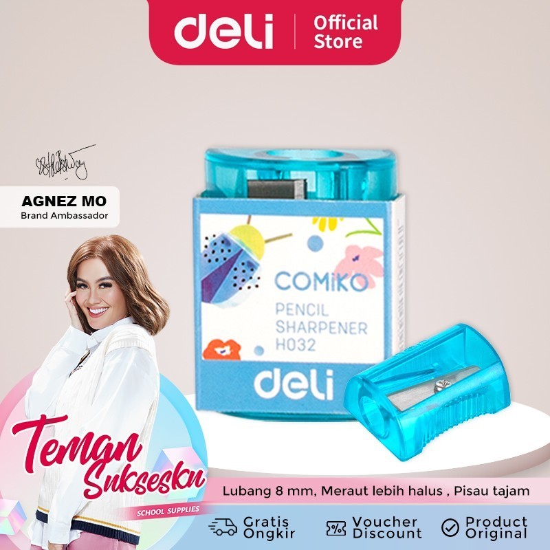 

Deli Sharpener / Rautan Pensil Lucu Warna-Warni EH032 - CEMBUNG