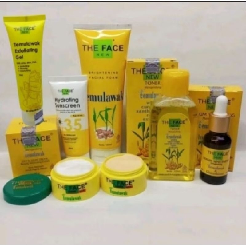 THR FACE TEMULAWAK PAKET GLOWING 100% ORI BPOM