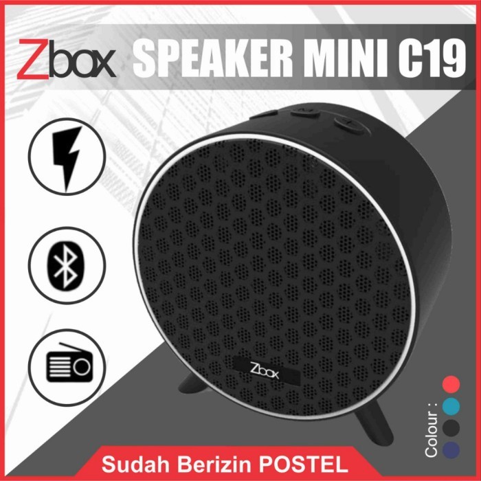 SPEAKER BLUETOOTH ZBOX C19 BERPOSTEL SPEAKER BLUETOOTH SPEAKER PORTABLE SPEAKER