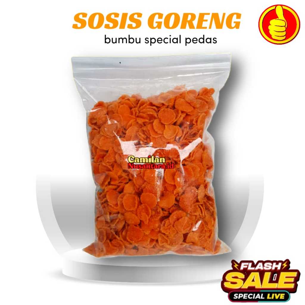 

SOSIS GORENG BUMBU SPECIAL GURIH PEDAS RENYAH - SOSRENG BUMBU SPECIAL PEDAS