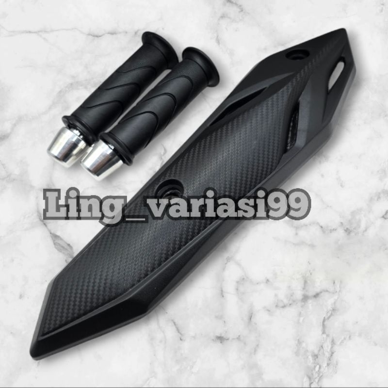 tameng cover tutup knalpot beat fi 2020 2021 2022 2023 beat new beat deluxe