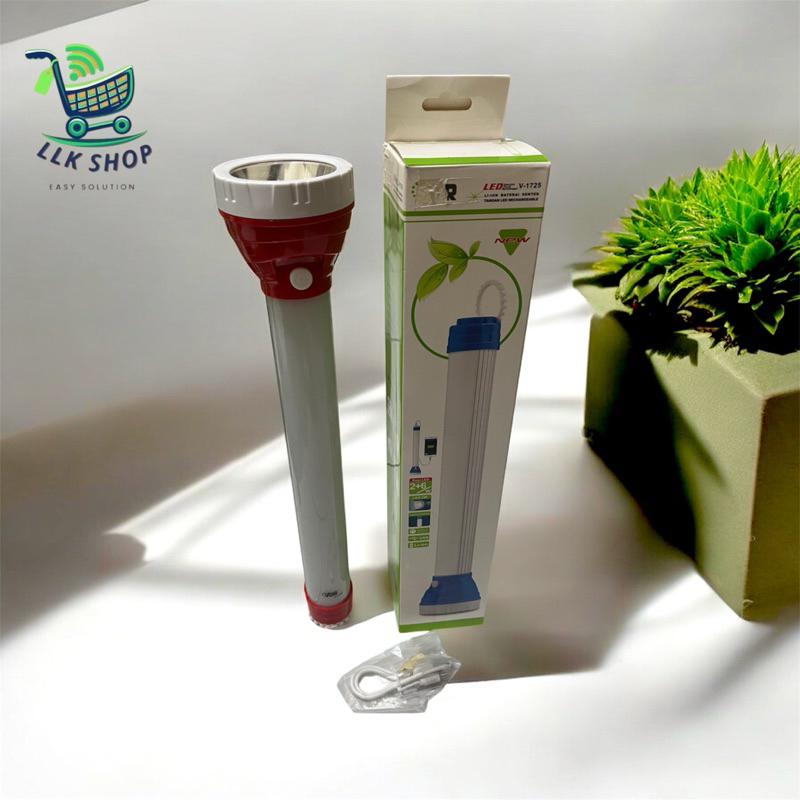 LAMPU EMERGENCY 2IN1 VDR1725 VDR-1725 BISA JADI SENTER 100% ORI-merah