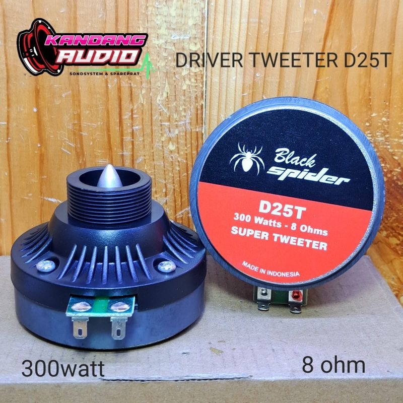 DRIVER TWEETER BLACK SPIDER D25T