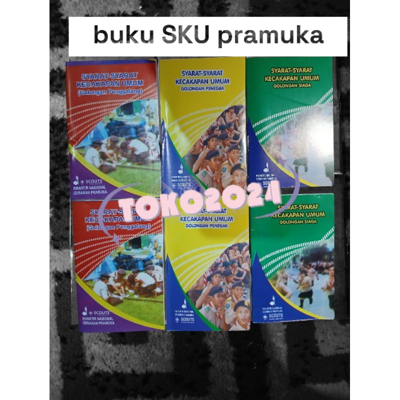 

Buku SKU pramuka siaga, penggalang, Penegak bijian