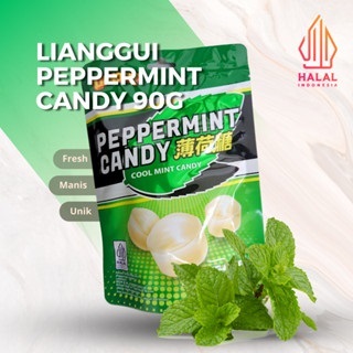 

[GROSIR] LIANGGUI PEPPERMINT CANDY PERMEN KERAS RASA MINT 90 GRAM