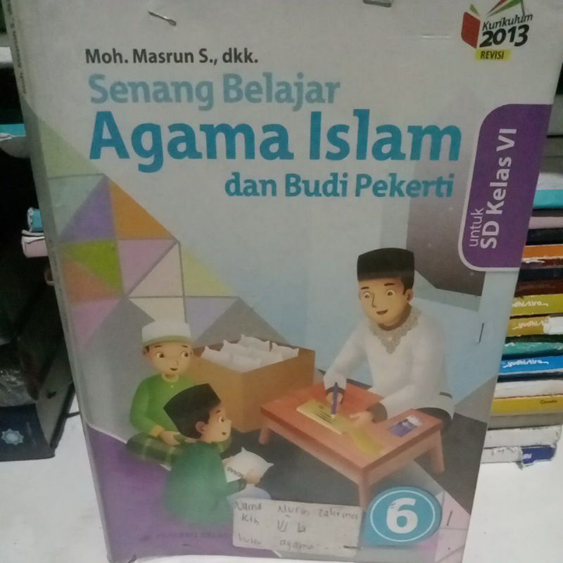 buku agama Islam dan Budi pekerti kelas 6
