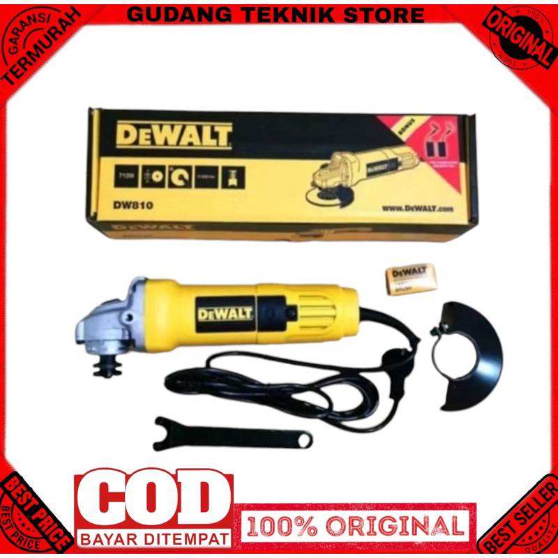 Dewalt Mesin Gurinda tangan 4 inch Dw 810 Gerinda mesin grinda tangan Dewalt