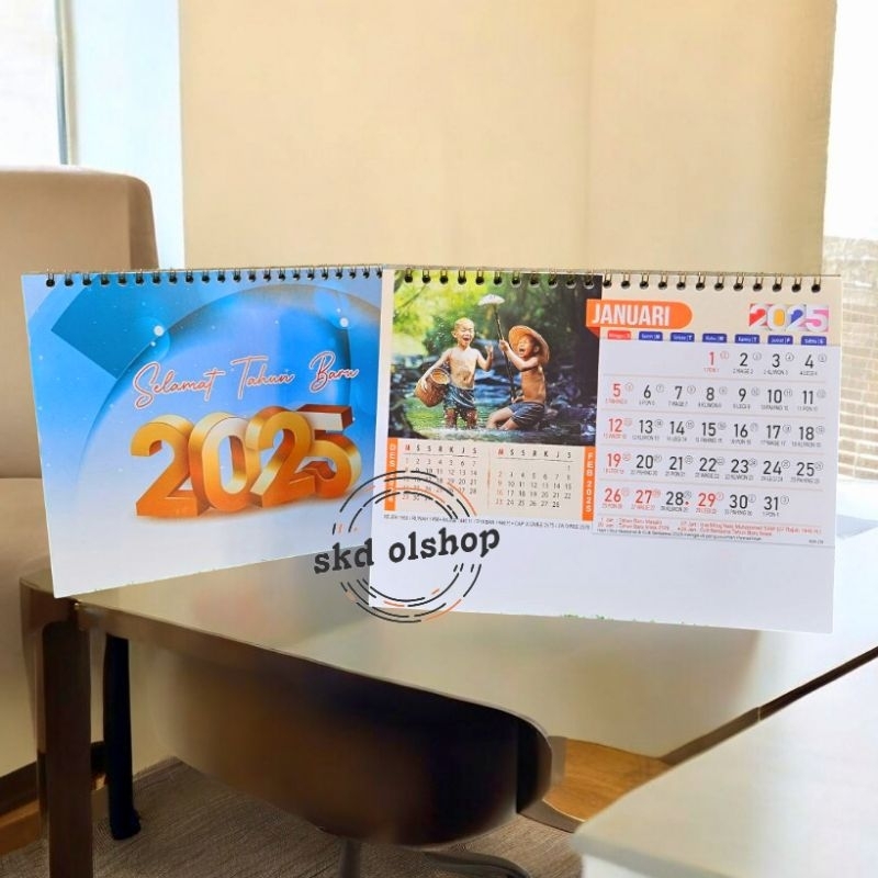 

Kalender Meja tahun 2025 km 09 kehidupan desa 21 x 16 cm (terima castume cetak merek)