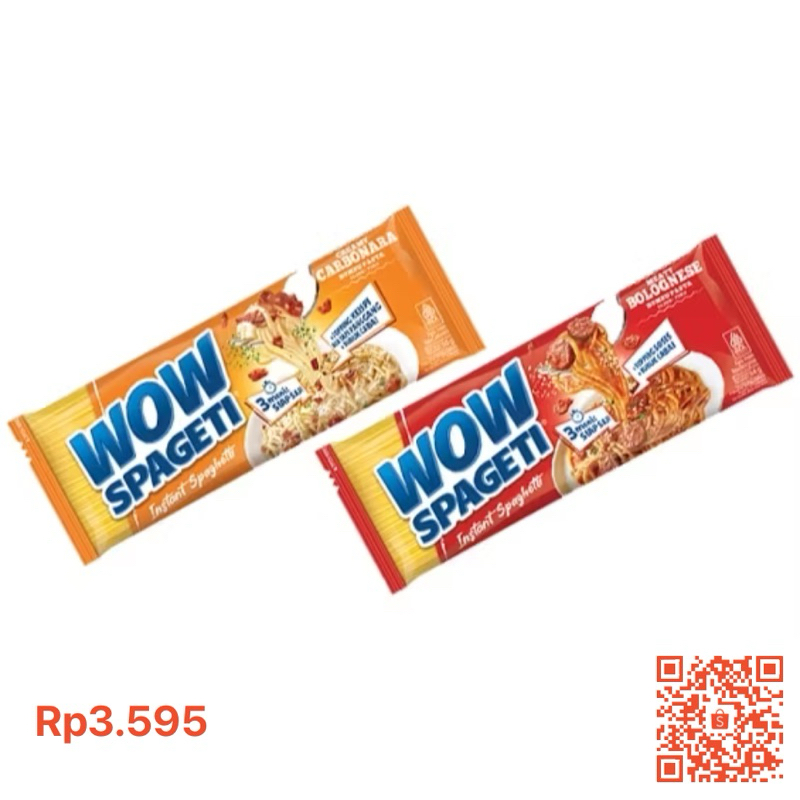

WOW spagheti instant creamy carbonara / bolognaise