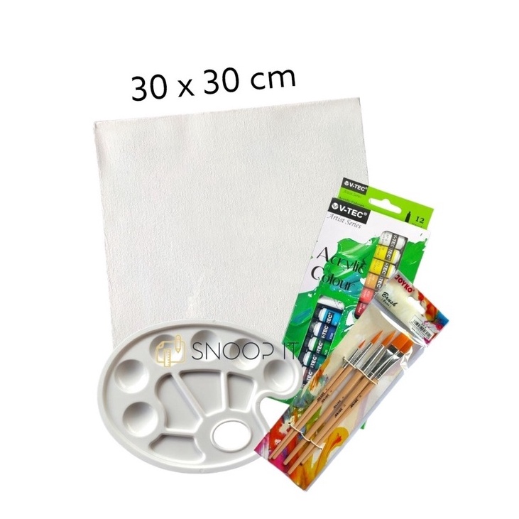 

Lagi Dicari Paket Melukis Lengkap Set 4 in 1 Set Kanvas 3x3 Kuas Palet dan Cat Acrylic Set SHSNP