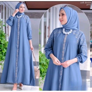 Gamis Bju Wnta Dewasa Busana Muslim Gakis Gamos Longdress Gamjs Gammis Ganis Gasmi Hariraya Terbaru 