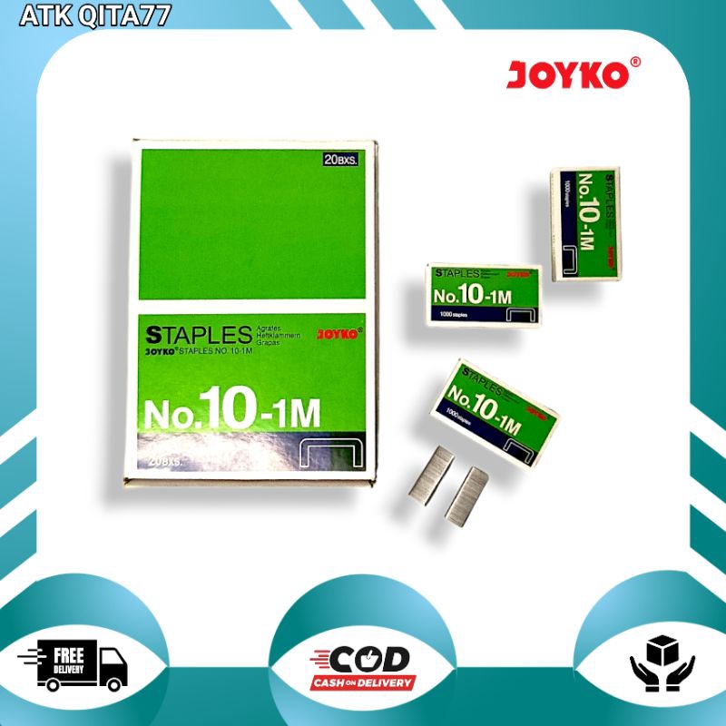 

REFIL/Isi Staples Joyko No 10 (1 Pack 20Box)