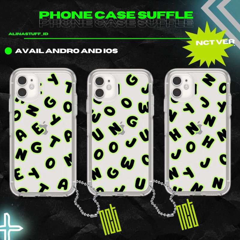 CASE SUFFLE NAME NCT 127 NCT DREAM KPOP SAMSUNG OPPO VIVO IPHONE
