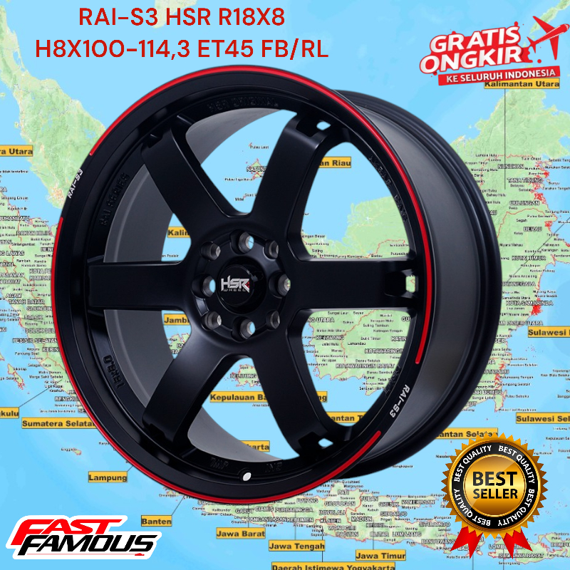 VELG TE37 RING 18 BAUT 4 MOBIL RAIZE ROCKY AVANZA VIOS SEDAN KIJANG DLL PELEK PROMO