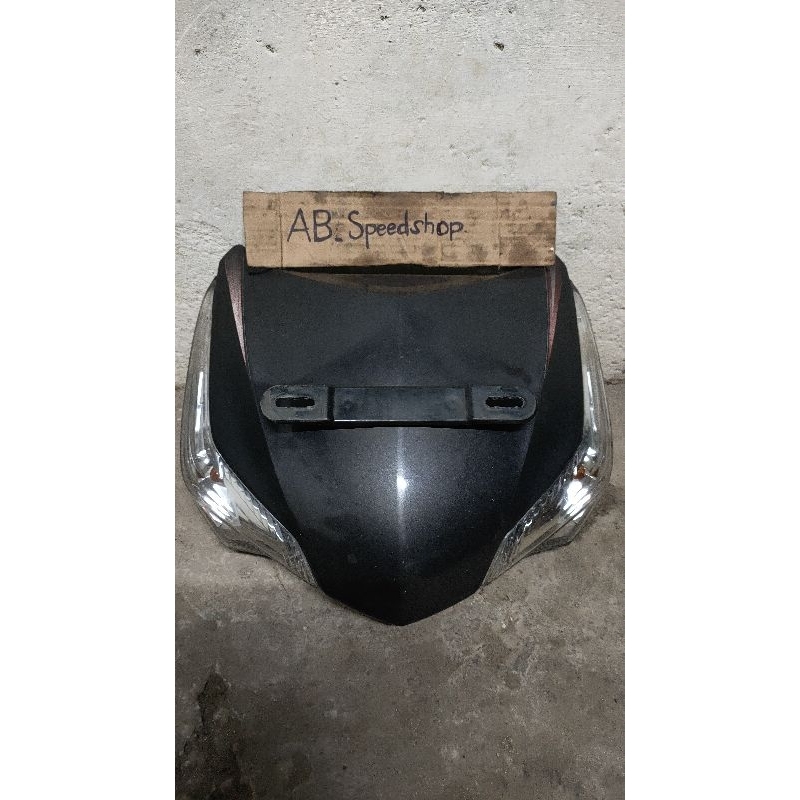 tameng dada depan set sein supra x 125 helm in/panel dasi depan satu set sein supra x 125 helm in or