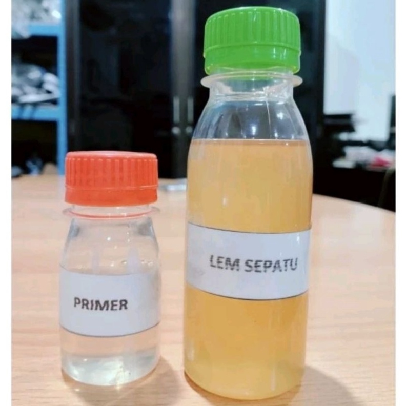 Lem dan Primer Outsole untuk Sepatu atau Sandal kualitas biasa dipakai untuk Pabrik brand terkenal
