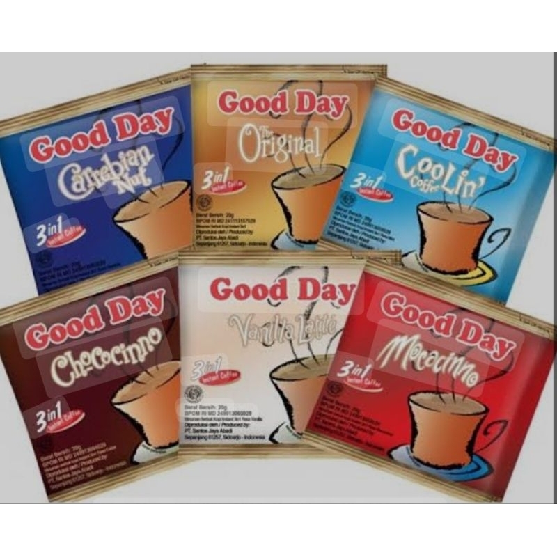 

GOOD DAY ALL VARIANT KEMASAN 20gr