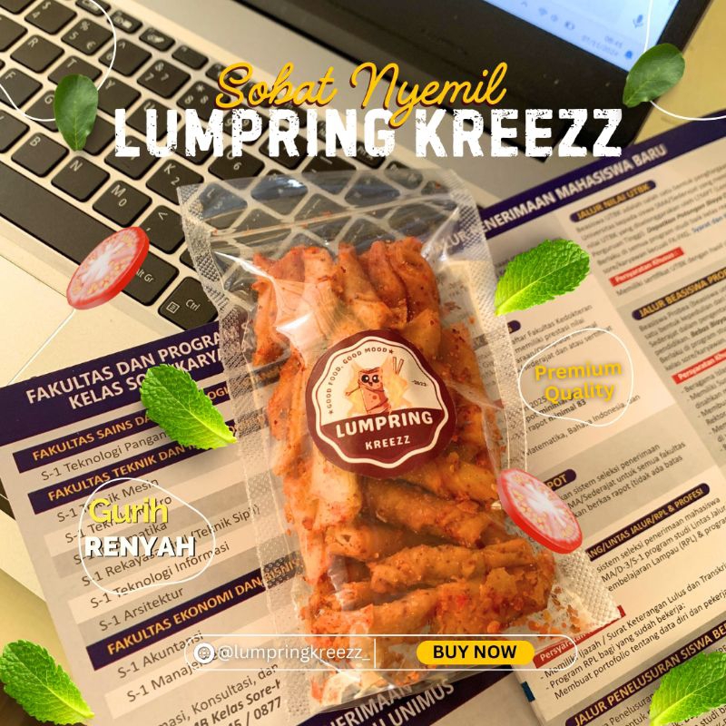 

LUMPIA KERING PEDAS kemasan kecil