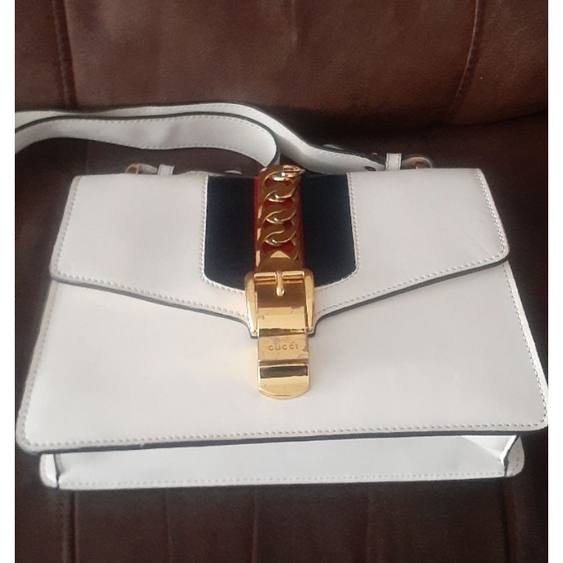 Tas Wanita Preloved Second Branded Gucci Sylvie super