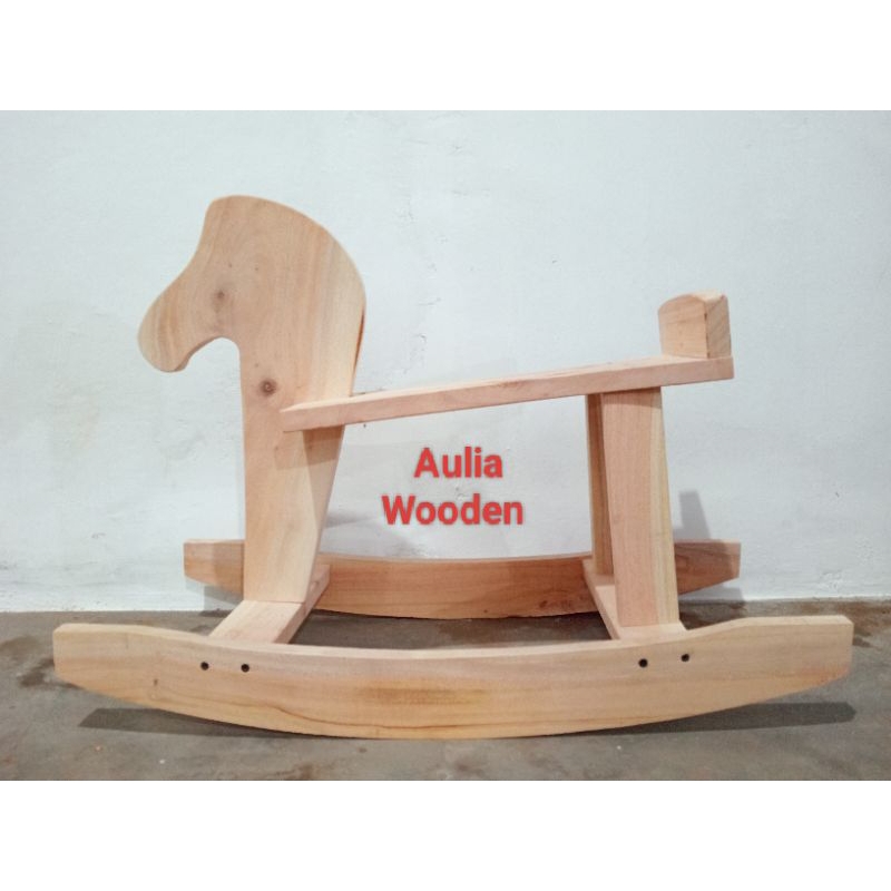 kuda goyang kayu / kuda poni goyang