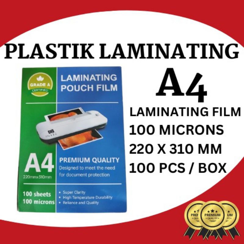 

PLASTIK LAMINATING FILM A4 GRADE A