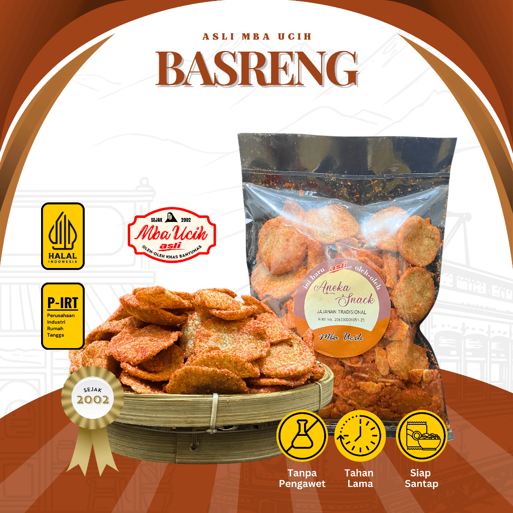 

Basreng Asli Mba Ucih Oleh Oleh Khas Banyumas