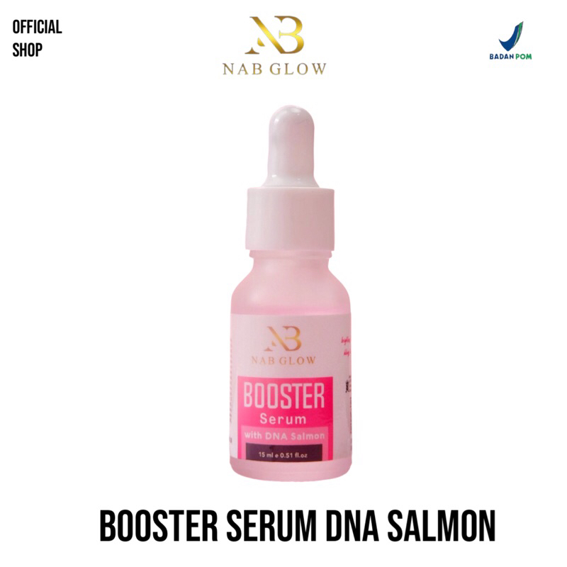 NAB GLOW - Booster Serum Dna Salmon || Serum Dna Salmon || Serum  Flek Wajah  || Serum Glowing || Se
