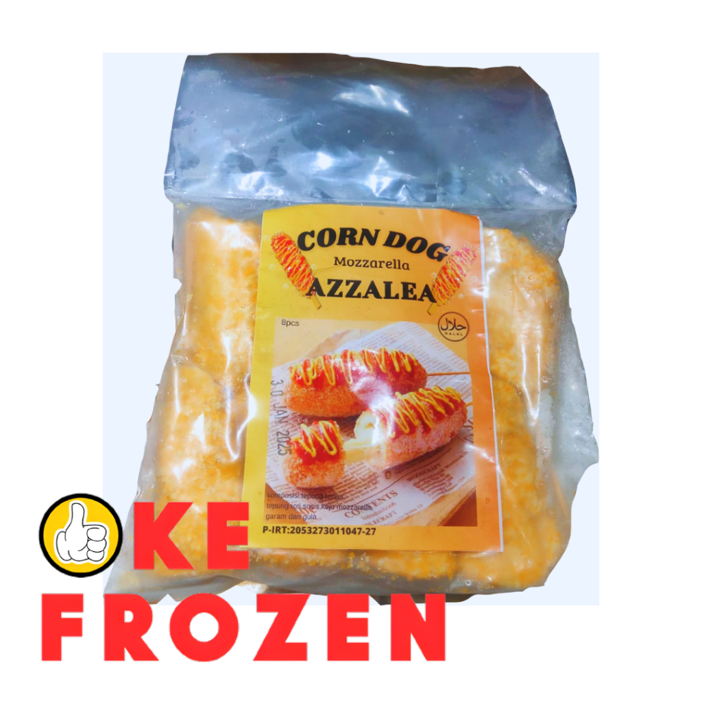 

AZZALEA CORN DOG MOZZARELLA STIK ISI 8 PCS/CORNDOG