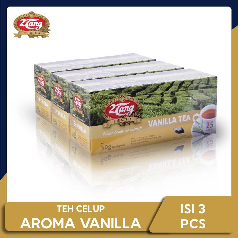 

2Tang Vanilla Tea 50gr [3 box @25 kantong/ 2gr]
