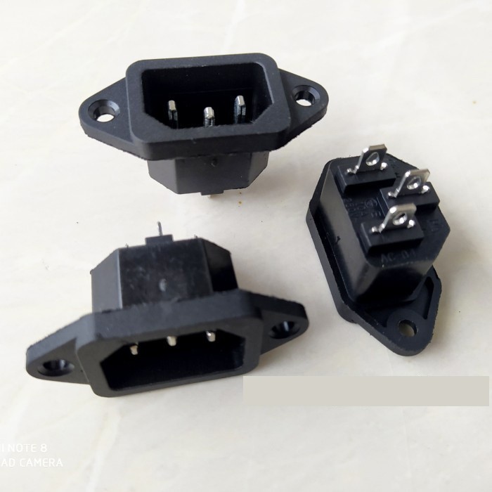 SOKET AC POWER 3 PIN KECIL / SOKET AC 3 PIN