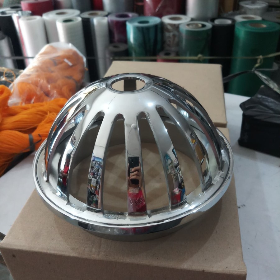 Roof drain kuningan 6 inch saringan talang air 6" saringan pembuangan air talang atas kuningan 6 inc